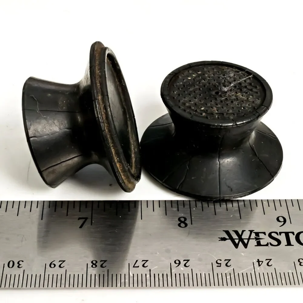 Vintage Pair of Sony OEM Rubber Reel-To-Reel Spool Retainers Tape Holder TC-540
